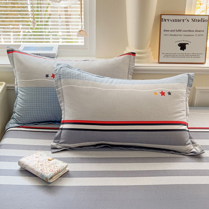 91家纺网 家纺一手货源 找家纺 （总）依庭 2025新款12868全棉纯棉单枕套单品枕套枕套单件