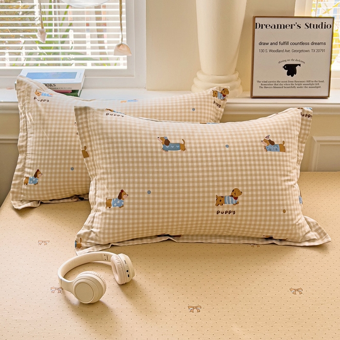 91家纺网 家纺一手货源 找家纺 （总）依庭 2025新款12868全棉纯棉单枕套单品枕套枕套单件