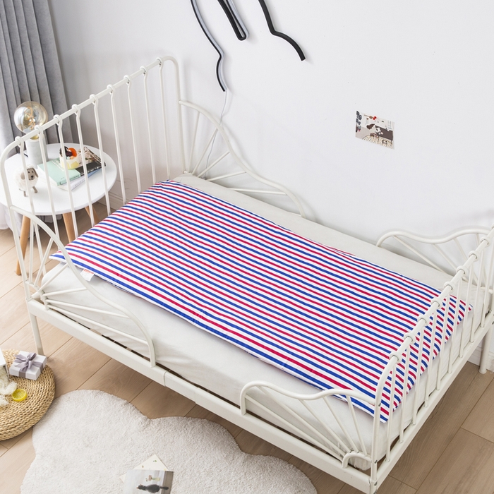 91家纺网 家纺一手货源 找家纺 2025年新款幼儿园全棉被子三件套宝宝入园纯棉六件套被褥午睡被套小帆船