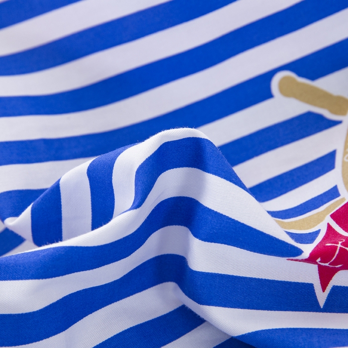 91家纺网 家纺一手货源 找家纺 2025年新款幼儿园全棉被子三件套宝宝入园纯棉六件套被褥午睡被套小帆船