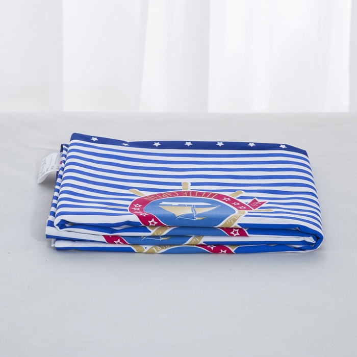 91家纺网 家纺一手货源 找家纺 2025年新款幼儿园全棉被子三件套宝宝入园纯棉六件套被褥午睡被套小帆船