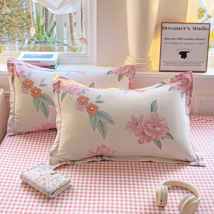 91家纺网 家纺一手货源 找家纺 （总）依庭 2025新款12868全棉纯棉单枕套单品枕套枕套单件