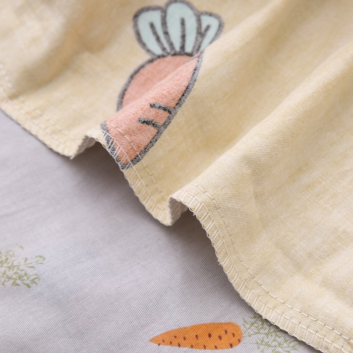 91家纺网 家纺一手货源 找家纺 2025年新款幼儿园全棉被子三件套宝宝入园纯棉六件套被褥午睡被套小萝卜