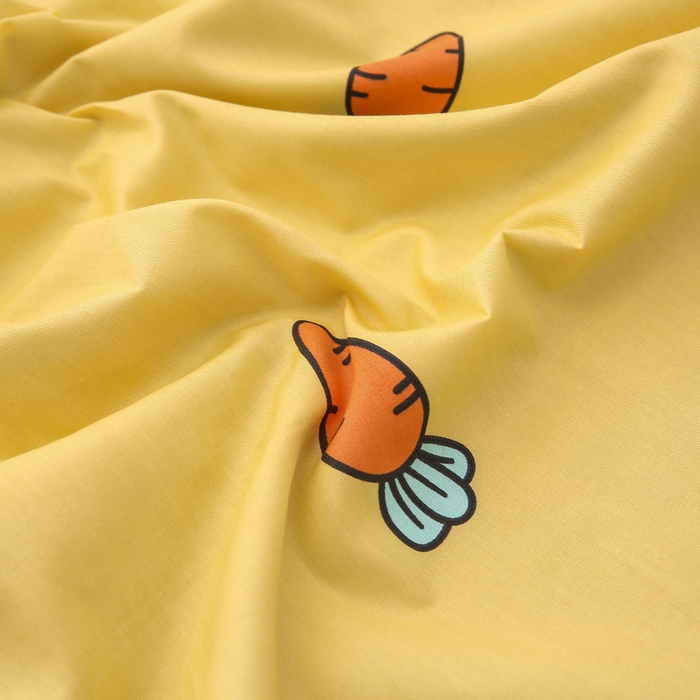 91家纺网 家纺一手货源 找家纺 2025年新款幼儿园全棉被子三件套宝宝入园纯棉六件套被褥午睡被套小萝卜