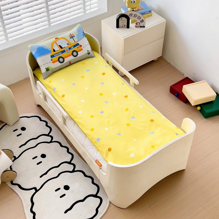 91家纺网 家纺一手货源 找家纺 2025年新款幼儿园全棉被子三件套宝宝入园纯棉六件套被褥午睡被套小面包车