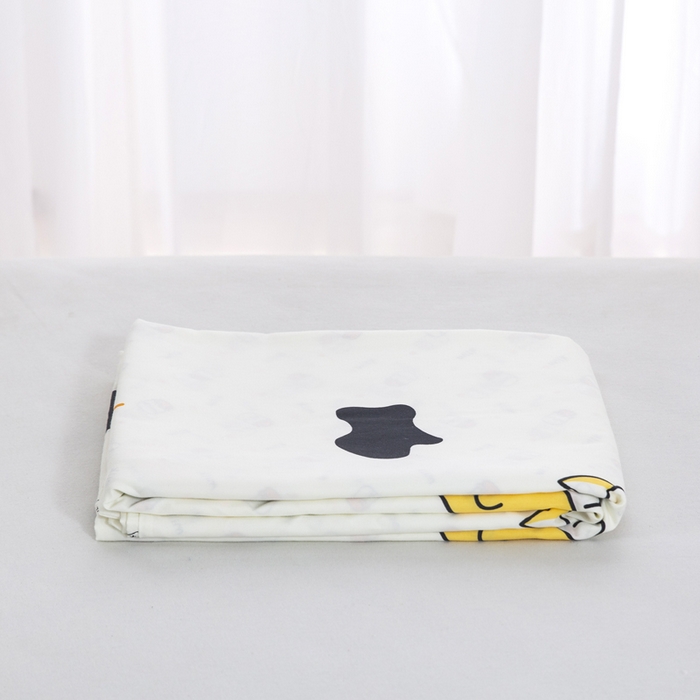 91家纺网 家纺一手货源 找家纺 2025年新款幼儿园全棉被子三件套宝宝入园纯棉六件套被褥午睡被套小奶牛