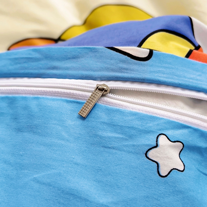 91家纺网 家纺一手货源 找家纺 2025年新款幼儿园全棉被子三件套宝宝入园纯棉六件套被褥午睡被套星际之旅