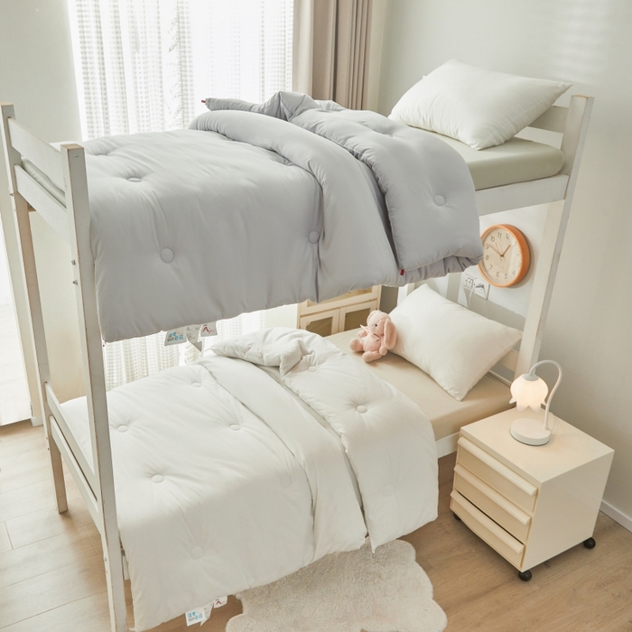 91家纺网 家纺一手货源 找家纺 （总）爱彼家纺 2025年新品超柔棉学生三件套被芯上下铺被子春秋被被子被芯