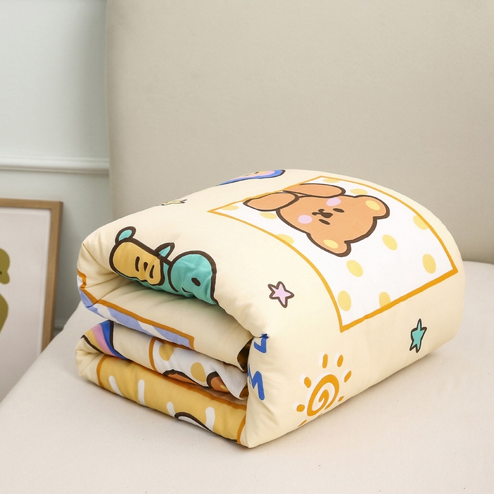 91家纺网 家纺一手货源 找家纺 2025年新款幼儿园全棉被子三件套宝宝入园纯棉六件套被褥午睡被套星空宝贝