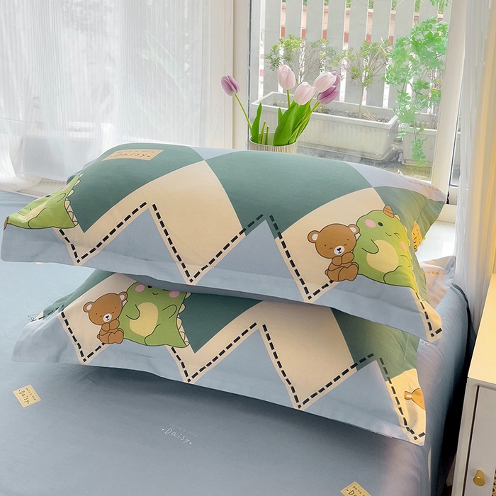 91家纺网 家纺一手货源 找家纺 依庭 2025新款12868全棉纯棉单枕套单品枕套枕套单件 淘淘龙