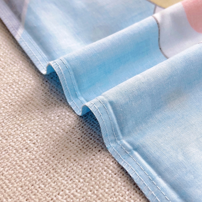 91家纺网 家纺一手货源 找家纺 2025年新款幼儿园全棉被子三件套宝宝入园纯棉六件套被褥午睡被套星空兔