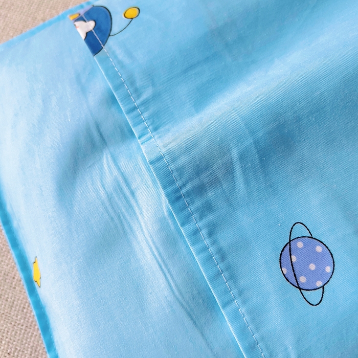 91家纺网 家纺一手货源 找家纺 2025年新款幼儿园全棉被子三件套宝宝入园纯棉六件套被褥午睡被套星空兔