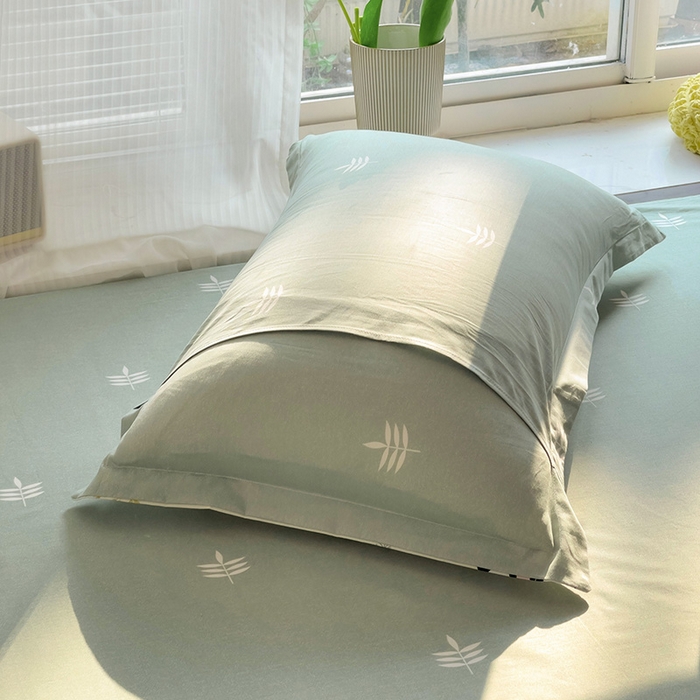 91家纺网 家纺一手货源 找家纺 依庭 2025新款12868全棉纯棉单枕套单品枕套枕套单件 熊猫仔仔