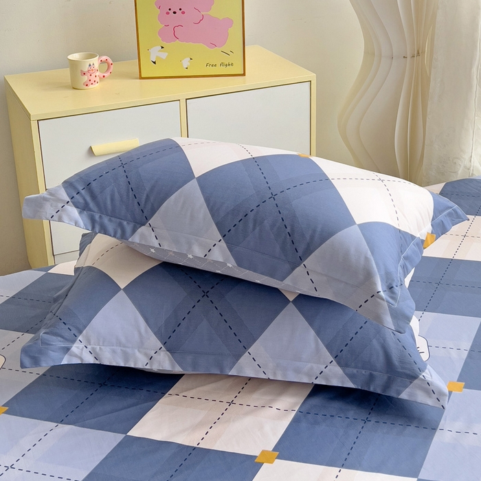 91家纺网 家纺一手货源 找家纺 依庭 2025新款12868全棉纯棉单枕套单品枕套枕套单件 意林