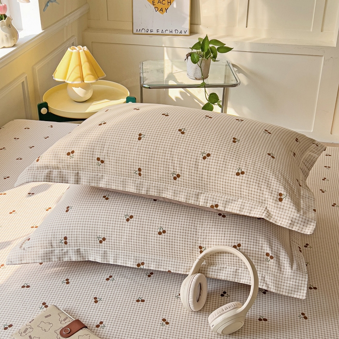 91家纺网 家纺一手货源 找家纺 依庭 2025新款12868全棉纯棉单枕套单品枕套枕套单件 樱姿