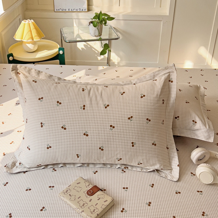 91家纺网 家纺一手货源 找家纺 依庭 2025新款12868全棉纯棉单枕套单品枕套枕套单件 樱姿