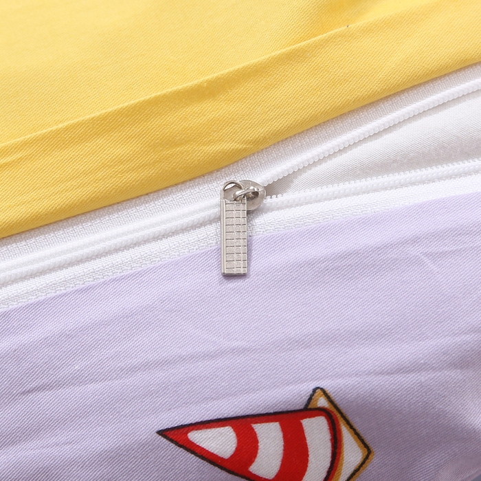 91家纺网 家纺一手货源 找家纺 2025年新款幼儿园全棉被子三件套宝宝入园纯棉六件套被褥午睡被套巡逻警车