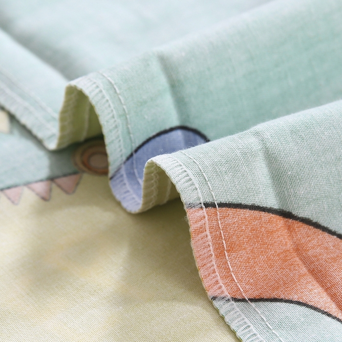 91家纺网 家纺一手货源 找家纺 2025年新款幼儿园全棉被子三件套宝宝入园纯棉六件套被褥午睡被套音乐恐龙