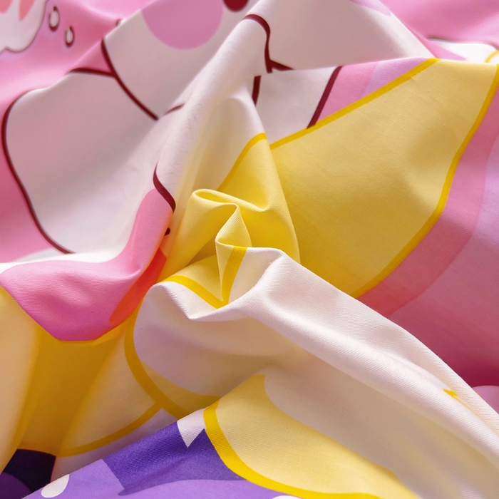 91家纺网 家纺一手货源 找家纺 2025年新款幼儿园全棉被子三件套宝宝入园纯棉六件套被褥午睡被套宇宙小兔