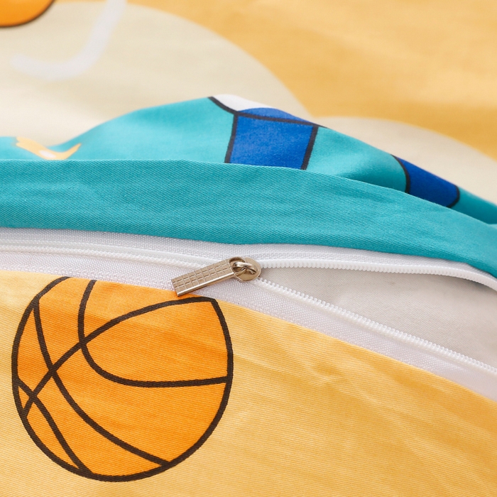 91家纺网 家纺一手货源 找家纺 2025年新款幼儿园全棉被子三件套宝宝入园纯棉六件套被褥午睡被套运动恐龙