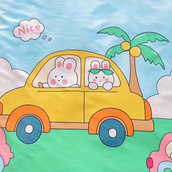 91家纺网 家纺一手货源 找家纺 2025年新款幼儿园全棉被子三件套宝宝入园纯棉六件套被褥午睡被套周末出游