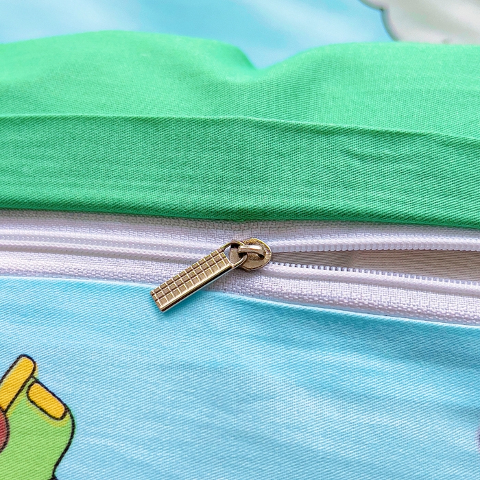 91家纺网 家纺一手货源 找家纺 2025年新款幼儿园全棉被子三件套宝宝入园纯棉六件套被褥午睡被套周末出游