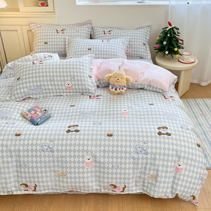 91家纺网 家纺一手货源 找家纺 （总）菲梵家纺 2025新款亲肤舒适全棉纯棉活性印染单品系列单被套单品被套被套单件-第二批