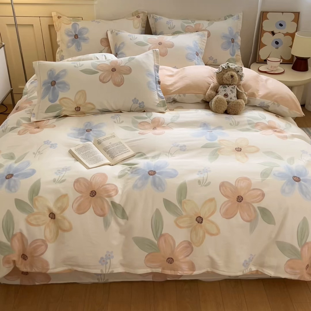 91家纺网 家纺一手货源 找家纺 （总）菲梵家纺 2025新款亲肤舒适全棉纯棉活性印染单品系列单床笠单品床笠床笠单件-第二批