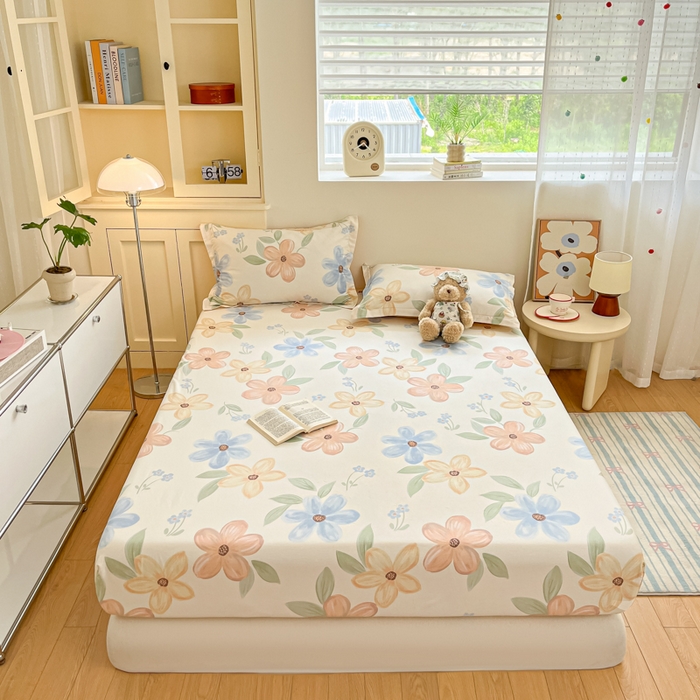 91家纺网 家纺一手货源 找家纺 （总）菲梵家纺 2025新款亲肤舒适全棉纯棉活性印染单品系列单床笠单品床笠床笠单件-第二批