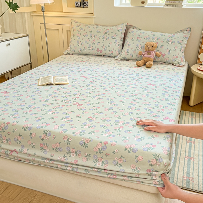 91家纺网 家纺一手货源 找家纺 （总）菲梵家纺 2025新款亲肤舒适全棉纯棉活性印染单品系列单床笠单品床笠床笠单件-第二批