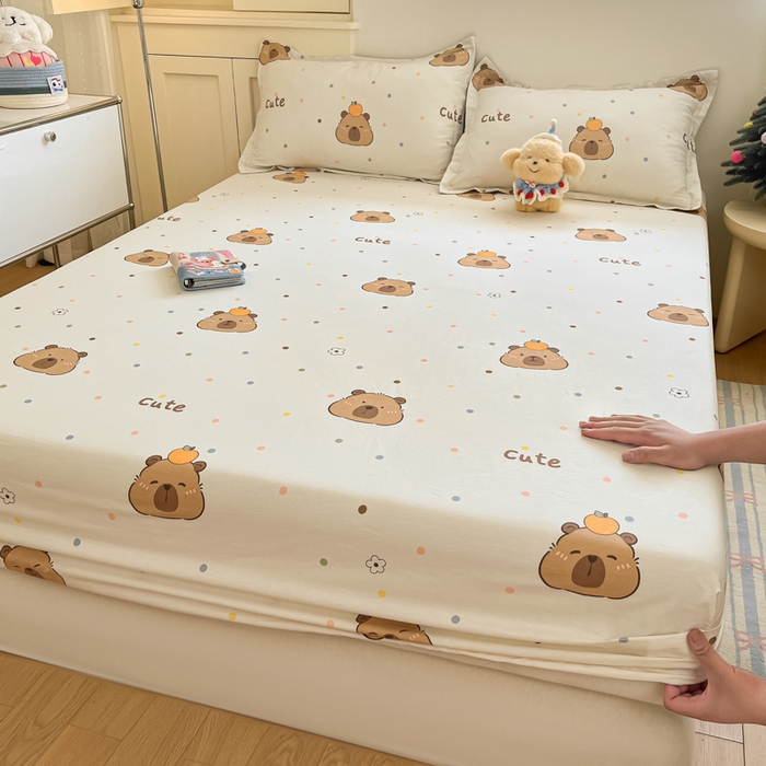 91家纺网 家纺一手货源 找家纺 （总）菲梵家纺 2025新款亲肤舒适全棉纯棉活性印染单品系列单床笠单品床笠床笠单件-第二批