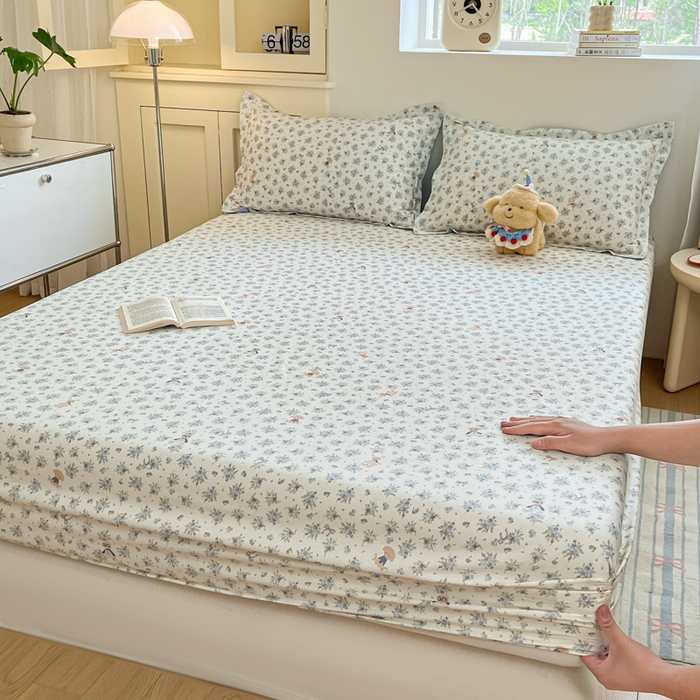 91家纺网 家纺一手货源 找家纺 （总）菲梵家纺 2025新款亲肤舒适全棉纯棉活性印染单品系列单床笠单品床笠床笠单件-第二批