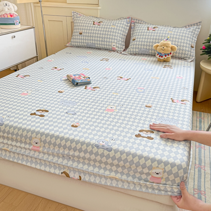 91家纺网 家纺一手货源 找家纺 （总）菲梵家纺 2025新款亲肤舒适全棉纯棉活性印染单品系列单床笠单品床笠床笠单件-第二批