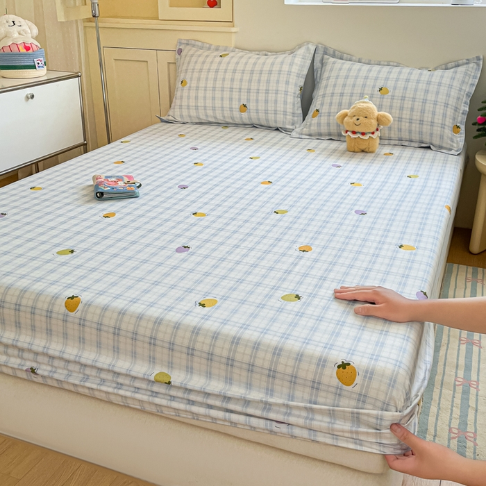 91家纺网 家纺一手货源 找家纺 （总）菲梵家纺 2025新款亲肤舒适全棉纯棉活性印染单品系列单床笠单品床笠床笠单件-第二批