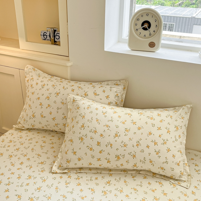 91家纺网 家纺一手货源 找家纺 (总) 菲梵家纺 2024新款学生宿舍单人全棉床单款床笠款三件套