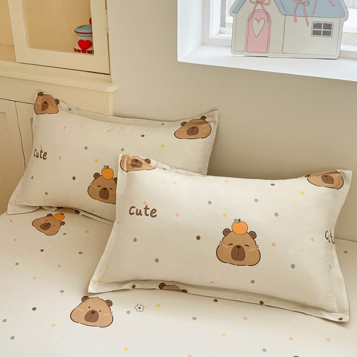 91家纺网 家纺一手货源 找家纺 （总）菲梵家纺 2025新款亲肤舒适全棉纯棉活性印染单品系列单枕套单品枕套枕套单件-第二批