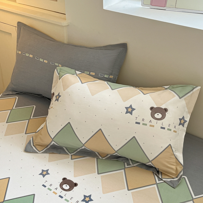 91家纺网 家纺一手货源 找家纺 （总）菲梵家纺 2025新款亲肤舒适全棉纯棉活性印染单品系列单枕套单品枕套枕套单件-第二批