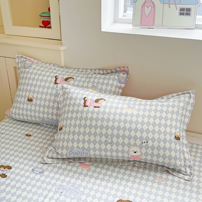 91家纺网 家纺一手货源 找家纺 （总）菲梵家纺 2025新款亲肤舒适全棉纯棉活性印染单品系列单枕套单品枕套枕套单件-第二批