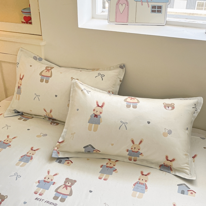 91家纺网 家纺一手货源 找家纺 （总）菲梵家纺 2025新款亲肤舒适全棉纯棉活性印染单品系列单枕套单品枕套枕套单件-第二批