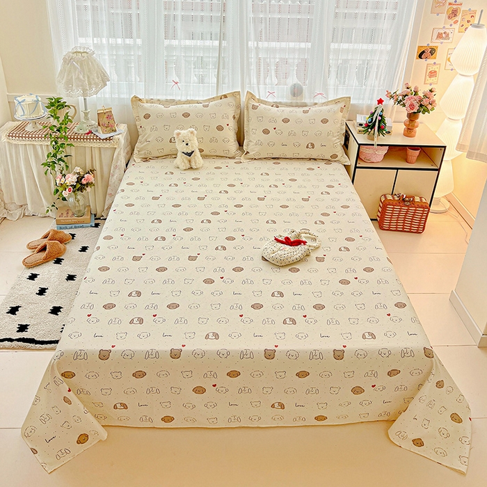 91家纺网 家纺一手货源 找家纺 （总）依庭2025新款12868全棉纯棉单床单单品床单床单单件