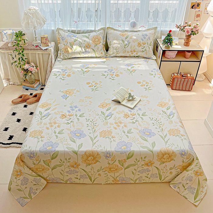 91家纺网 家纺一手货源 找家纺 （总）依庭2025新款12868全棉纯棉单床单单品床单床单单件