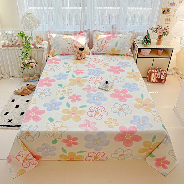 91家纺网 家纺一手货源 找家纺 （总）依庭2025新款12868全棉纯棉单床单单品床单床单单件