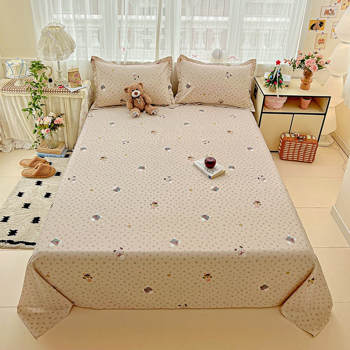 91家纺网 家纺一手货源 找家纺 （总）依庭2025新款12868全棉纯棉单床单单品床单床单单件