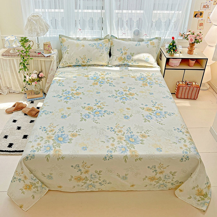 91家纺网 家纺一手货源 找家纺 （总）依庭2025新款12868全棉纯棉单床单单品床单床单单件