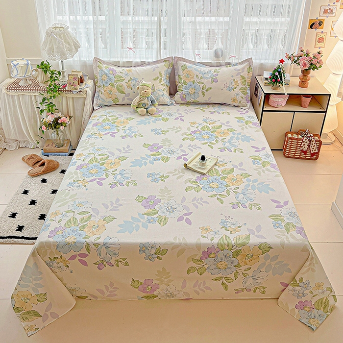 91家纺网 家纺一手货源 找家纺 （总）依庭2025新款12868全棉纯棉单床单单品床单床单单件