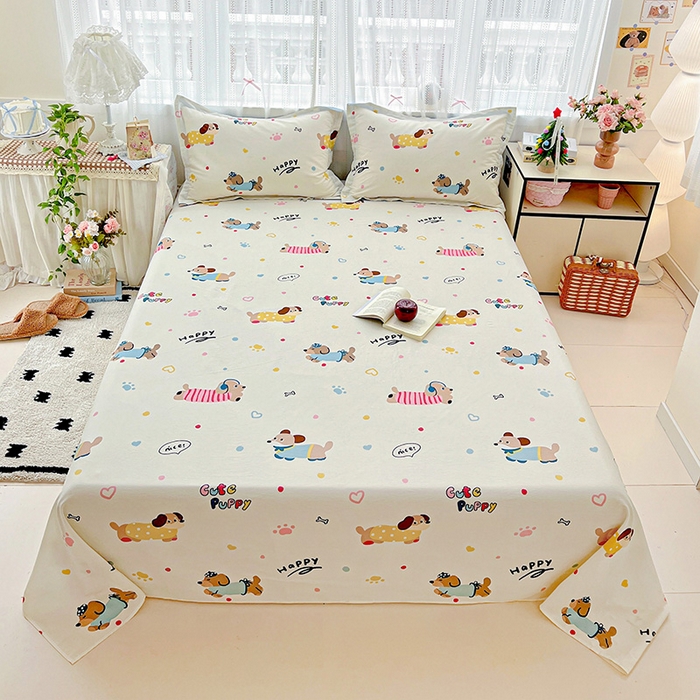 91家纺网 家纺一手货源 找家纺 （总）依庭2025新款12868全棉纯棉单床单单品床单床单单件