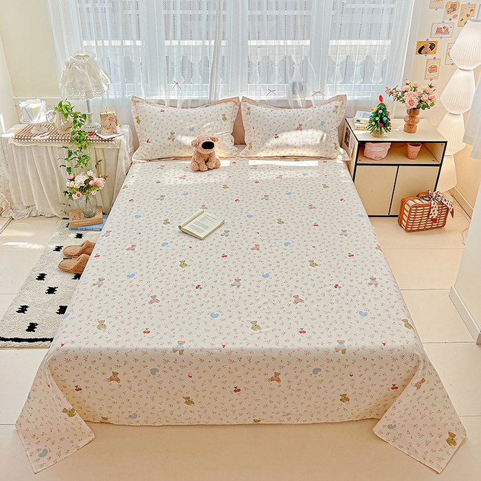 91家纺网 家纺一手货源 找家纺 （总）依庭2025新款12868全棉纯棉单床单单品床单床单单件