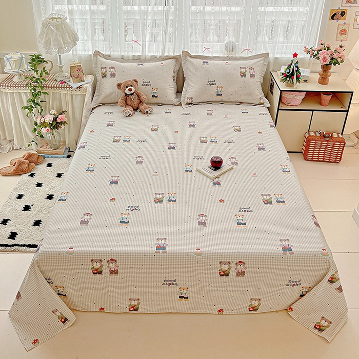 91家纺网 家纺一手货源 找家纺 （总）依庭2025新款12868全棉纯棉单床单单品床单床单单件