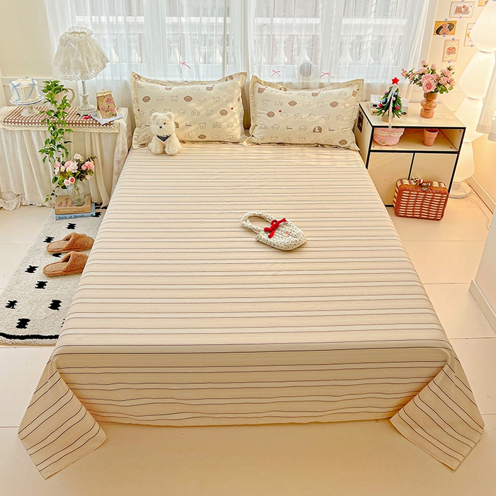 91家纺网 家纺一手货源 找家纺 （总）依庭2025新款12868全棉纯棉单床单单品床单床单单件