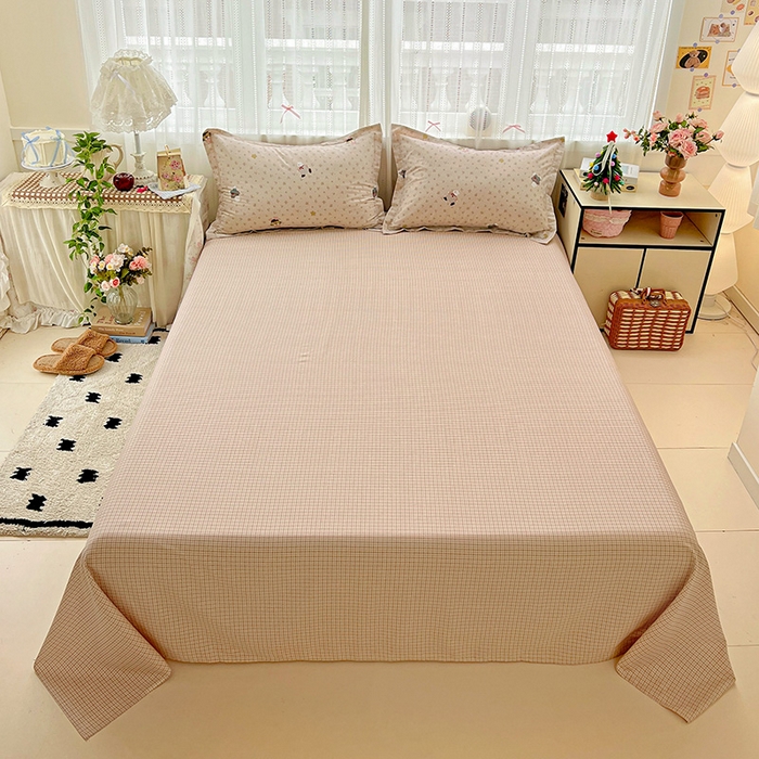 91家纺网 家纺一手货源 找家纺 （总）依庭2025新款12868全棉纯棉单床单单品床单床单单件